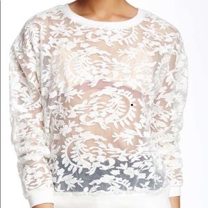 Romeo and Juliet Couture embroidered sweatshirt